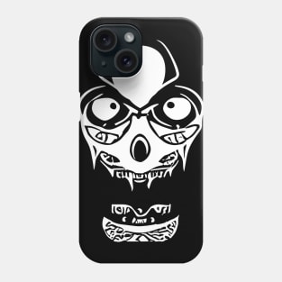 Alien Zombie Skull White Color Phone Case