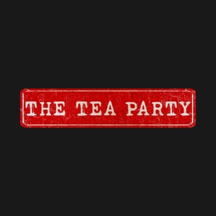 vintage retro plate The Tea Party T-Shirt