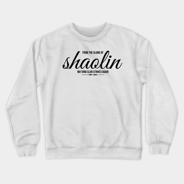 wu tang crew neck sweatshirt