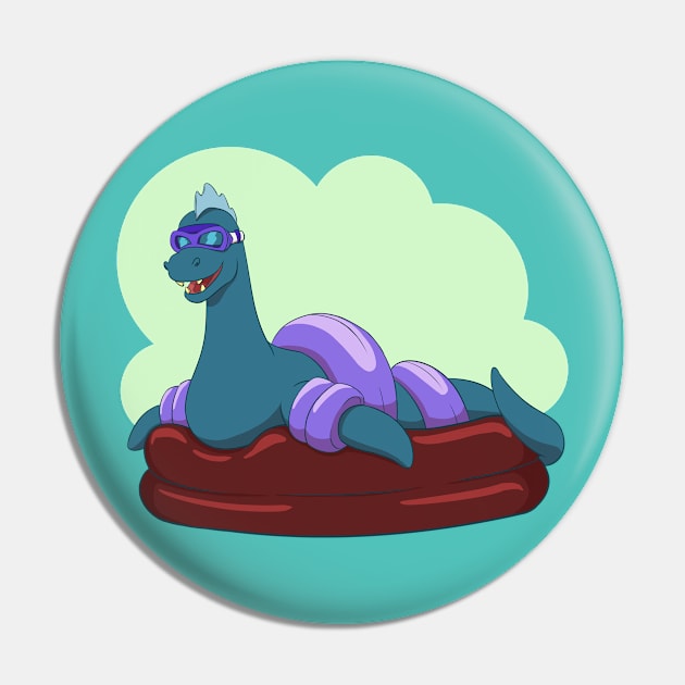 Crypt-kids: Baby Loch Ness (Blue) Pin by TheBrigeedaRocks