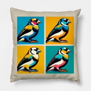 Pop Gouldian Finch Art - Cool Birds Pillow