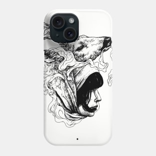 Girl And Deer Phone Case