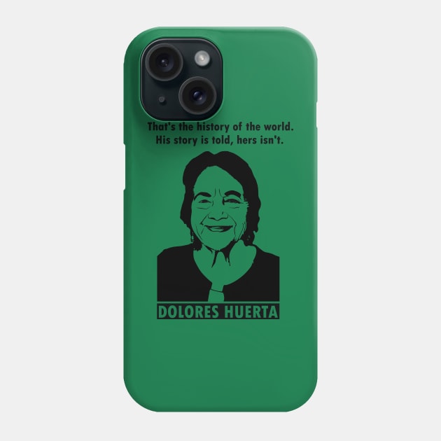 Dolores Huerta quote Phone Case by Voices of Labor