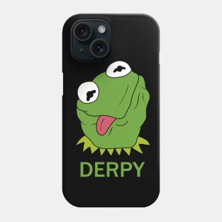 Derpy Kermit The Frog Phone Case