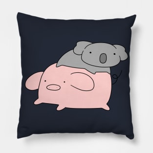 Pig and Koala Pillow