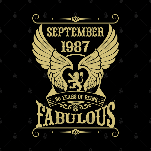 September 1987, 30 Years of being Fabulous! by variantees