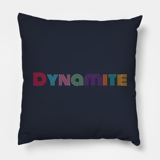 Dynamite Pillow by kim.id