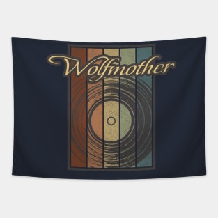 Wolfmother Vynil Silhouette Tapestry