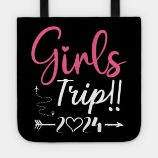 Sisters Trip 2024 Shirt Girls Road Trip 2024 Vacation Lovers Tote