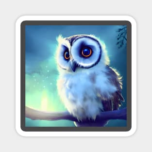 The hivernal owl | 2 Magnet