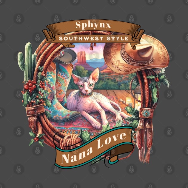 Southwest Sedona Country Cat Nana Love 5BS by catsloveart