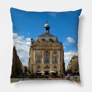 Place de la Bourse, Bordeaux, france centre of culture tourism Pillow