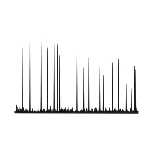 Chromatogram, black T-Shirt