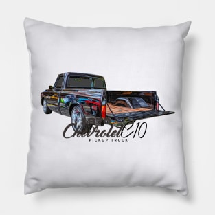 1970 Chevrolet C10 Pickup Truck Pillow