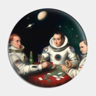 Astronauts Play Poker is Space and NASA Can't Stop Them Pin