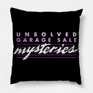 Garage sale Mysteries Pillow