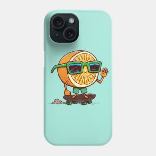 The Orange Skater Phone Case