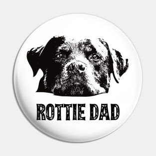 Rottie Dad Rottweiler Pin