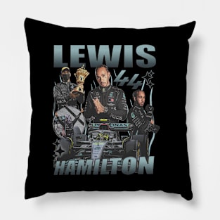 Lewis Hamilton Vintage Bootleg Pillow