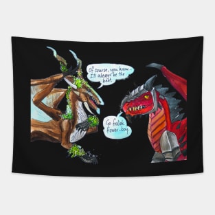 Sage vs Drakius Tapestry