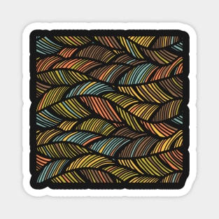Abstract Feathers Magnet