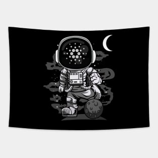 Astronaut ADA Cardano Coin To The Moon Crypto Token Cryptocurrency Wallet Birthday Gift For Men Women Kids Tapestry