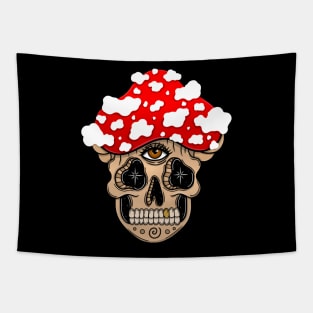 Mushroom skeleton Tapestry