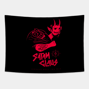 Satan claus Tapestry