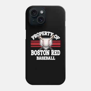 Proud Name Boston Graphic Property Vintage Baseball Phone Case