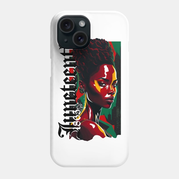 juneteeth - emancipation of enslaved African Americans 06/19/2023 Phone Case by design-lab-berlin