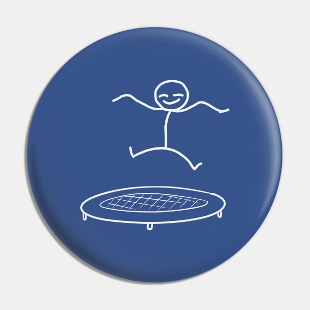 Trampoline Pin by RuthGingerArt