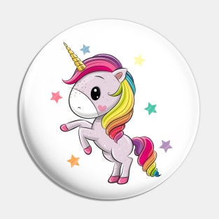 Cute unicorn. Very beautiful design for kids. Pin