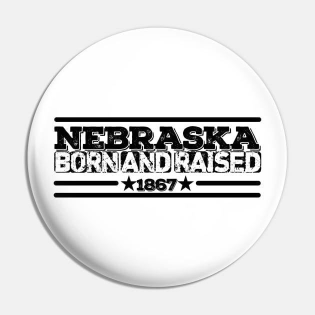 nebraska Pin by HB Shirts