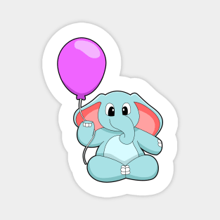 Elephant with Balloon Magnet