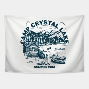Camp Crystal Lake Summer '82 (on light) Tapestry
