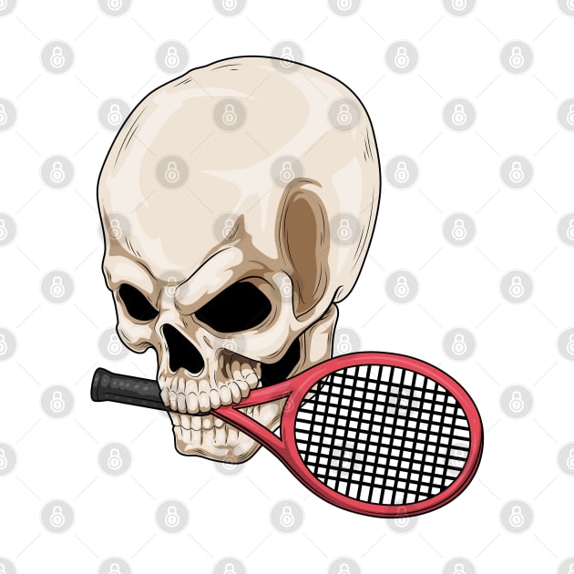 Skull Tennis Tennis racket by Markus Schnabel