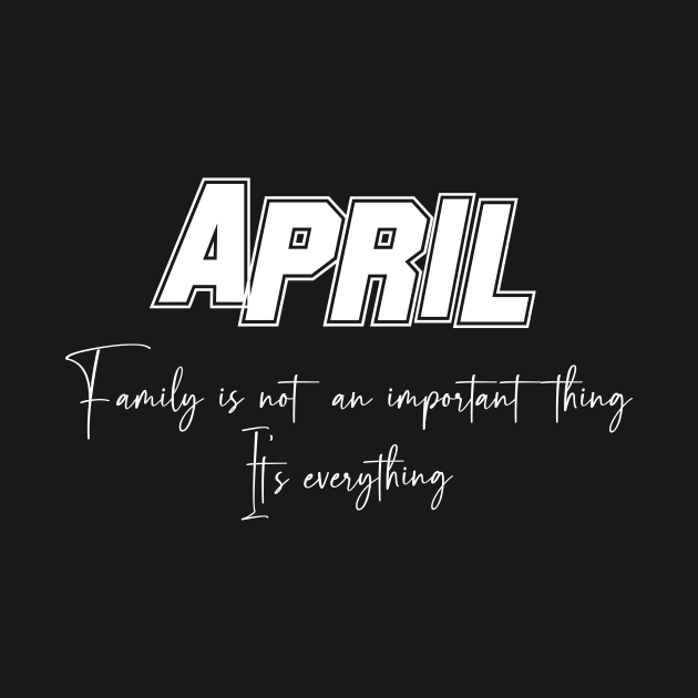 April Second Name, April Family Name, April Middle Name by JohnstonParrishE8NYy