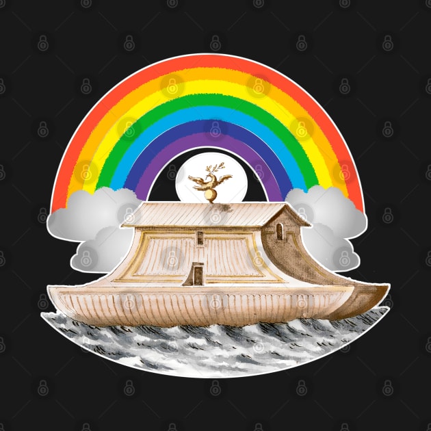 Rainbow Flood Noah's Ark by Marccelus