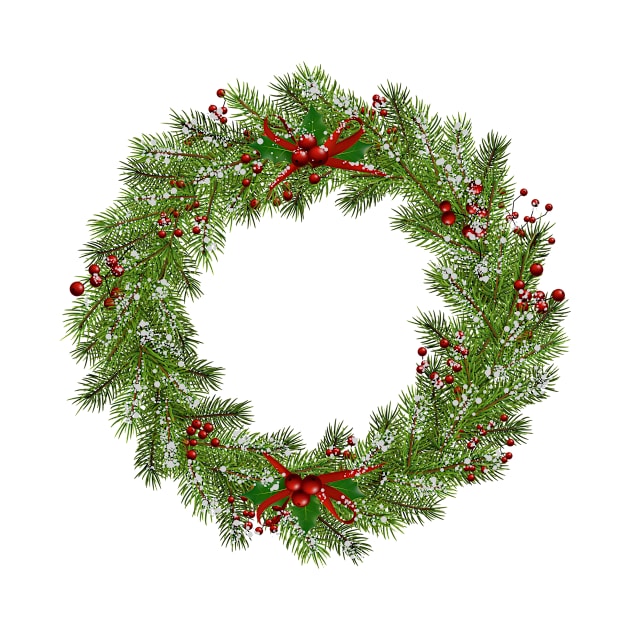 Christmas wreath by MashaVed