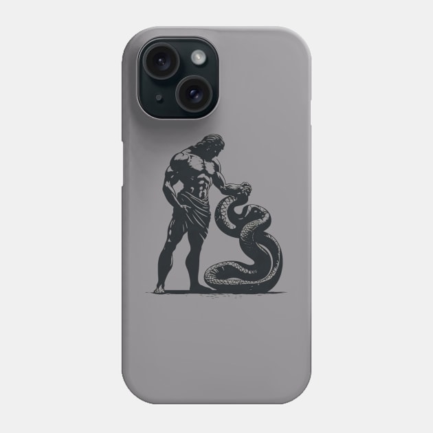 Serpent Slayer Phone Case by Print on earth