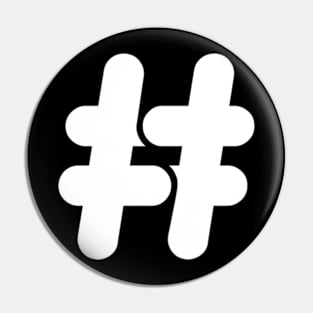 Hashtag # Pin