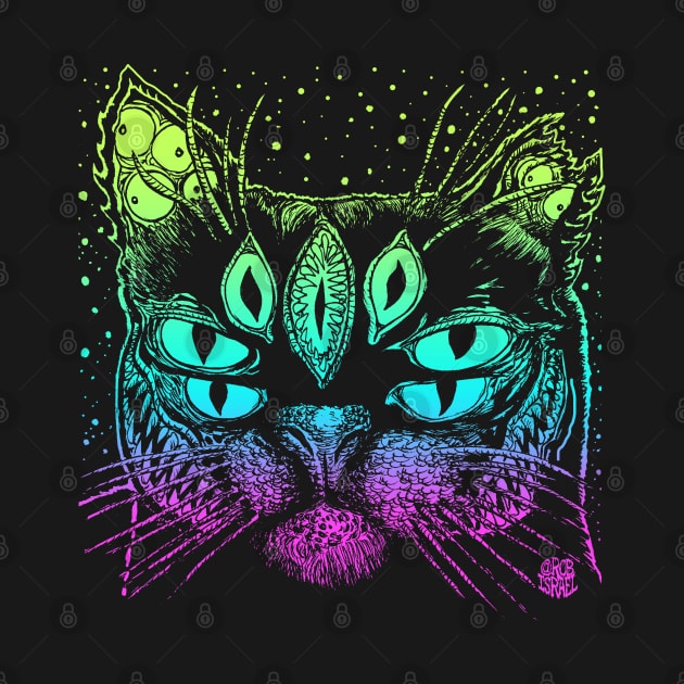 Cat Neon by Robisrael