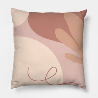 Desert - boho minimalist pattern #3 Pillow