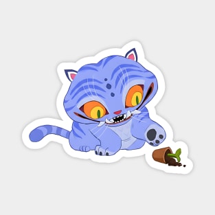 Halloween Derpy Playing with Plant Vase Magnet