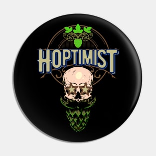 Hoptimist - Funny Beer Pin