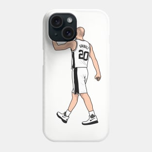 ginobili  the shooting guard Phone Case