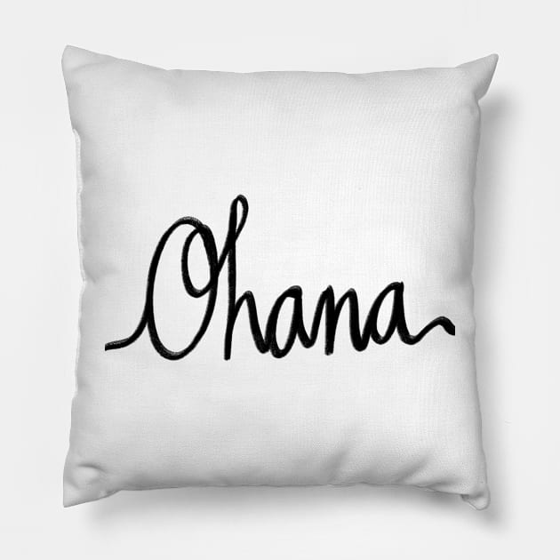 Ohana Pillow by Iblue