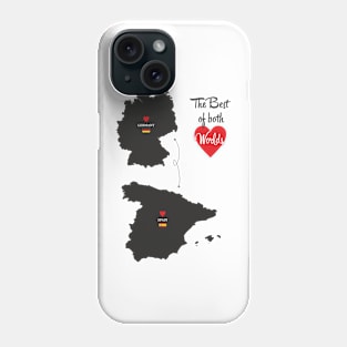 The Best of both Worlds - Germany - Spain Phone Case