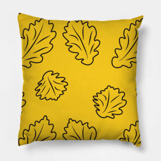 pattern with flowers and leaves Pillow