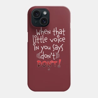 Little Voice-white Phone Case